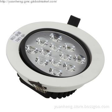 12W wire drawing of stainless steel ceiling lamp and LED down lamp